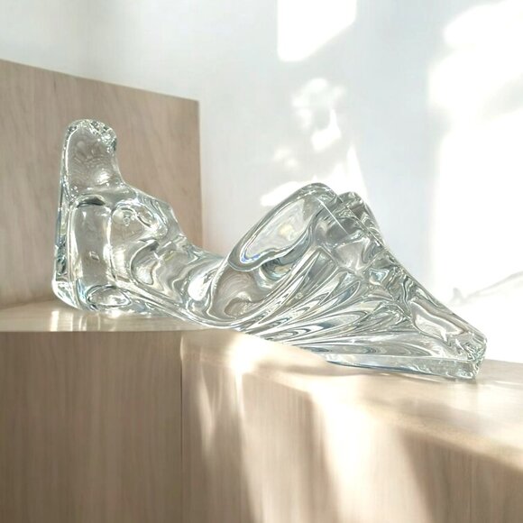 Flawless,Rare Baccarat Crystal   Sensuous “Reclining Woman" - Picture 1 of 9